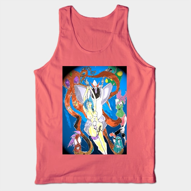 Finger Puppets Tank Top by Jano Ryusaru